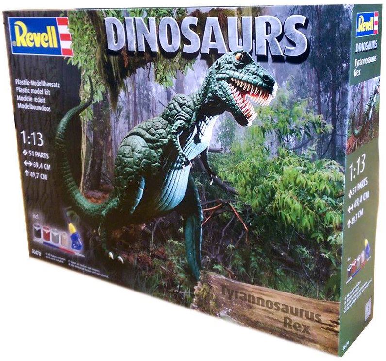 Revell 06470 6470 1:13 Dinosaurs Tyrannosaurus Rex, 49cm height ! With