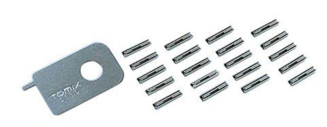 Tomix 00110 110 N Metallic Track Joiners, 20pcs