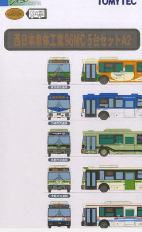 Tomytec 23192 N Nishi Nippon Shatai Kogyo 96MC Non Step Bus 5 Pack A2