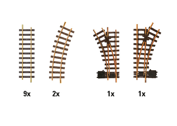 LGB L19902 19902 G Tracks, Station Track Set