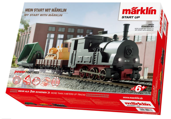 Marklin 029133 MyStart 6+yrs 29133 H0 Startset With Steam Engine Class Kklm 505, Ep III Germany