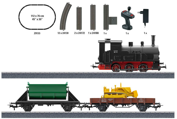 Marklin 029133 MyStart 6+yrs 29133 H0 Startset With Steam Engine Class Kklm 505, Ep III Germany