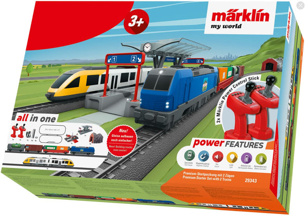 Marklin 029343 MyWorld 3+yrs 29343 H0 Premium Startset With 2 Trains
