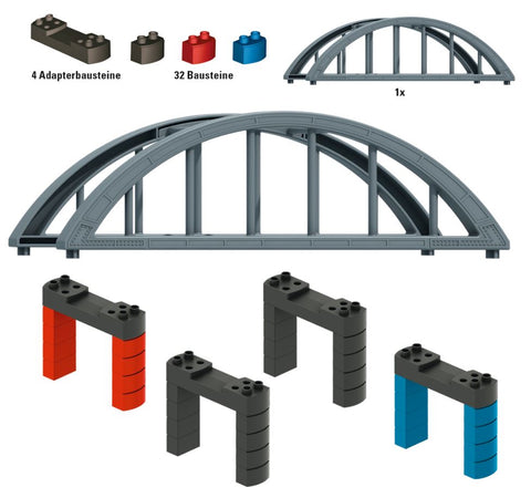 Marklin MyWorld 72218 H0 Bridge Building Kit, 37pcs