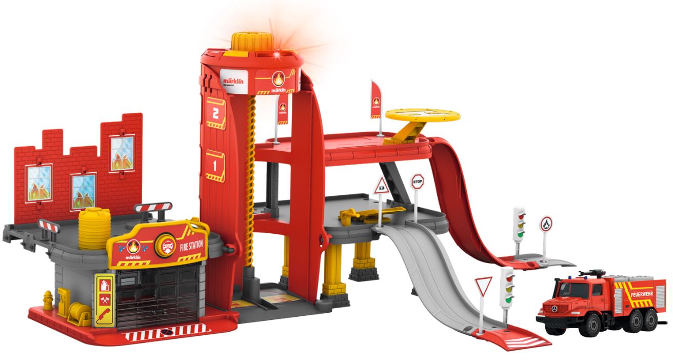 Marklin MyWorld 72219 H0 Fire Station Kit With Light And Sound