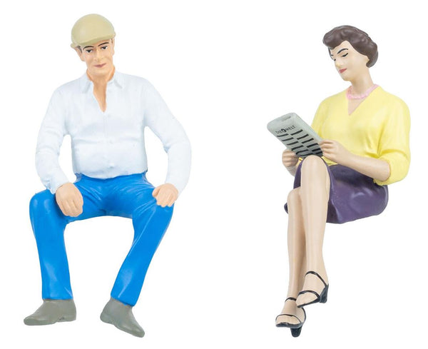 Pola 331501 G Figurines, Sitting People 1, 2pcs