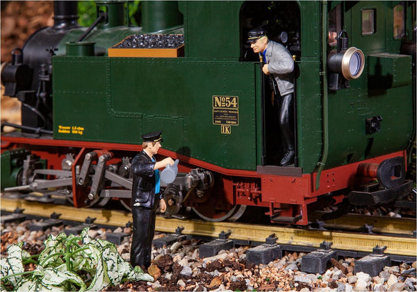 Pola 331505 G Figurines, Steam Locomotive Staff, 2pcs