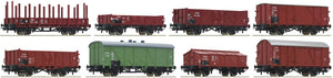 Roco 44001 H0 Freight Car Set, CSD Ep III, 8pcs