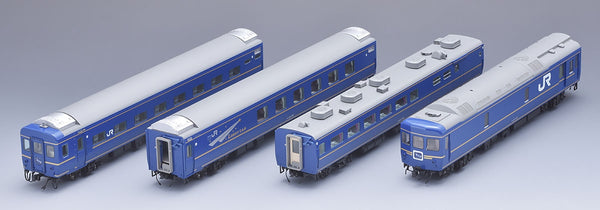 Tomix 96198bu srbu H0 Complete Trainset ‚Hokutosei‘ With Electric Locomotive PM Class EF81 And 12 Passenger Cars Type 24/25, Ep IV JR, 13pcs