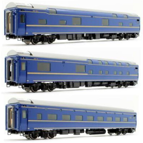 Tomix 96198bu srbu H0 Complete Trainset ‚Hokutosei‘ With Electric Locomotive PM Class EF81 And 12 Passenger Cars Type 24/25, Ep IV JR, 13pcs