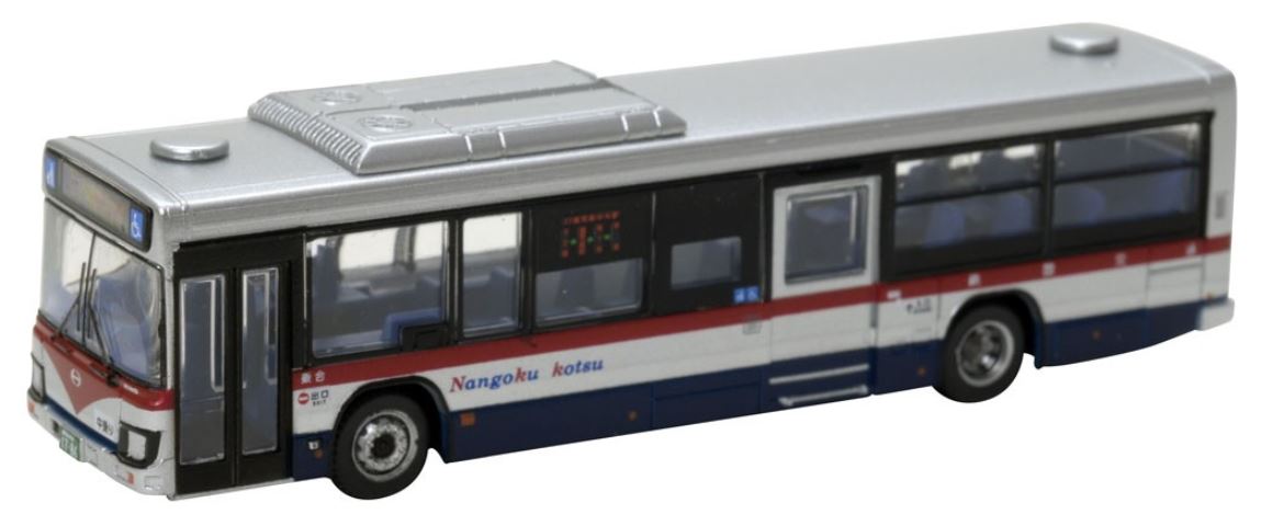 Tomytec 29228 N JB064 National Bus Collection, Funabashi Nangoku Kotsu, Kagoshima Area, Silver-Red