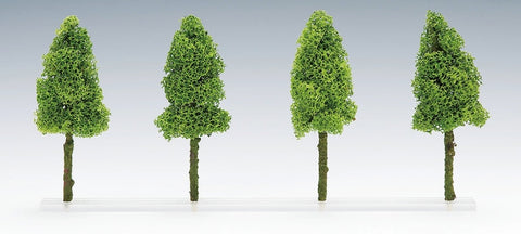 Tomix 08187  8187 N Deciduous Trees, Green, 4pcs