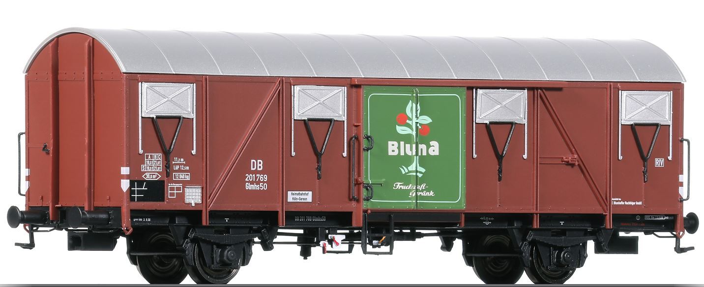 Brawa 47273 H0 Freight Car Glmhs 50 "Bluna", Ep III, DB