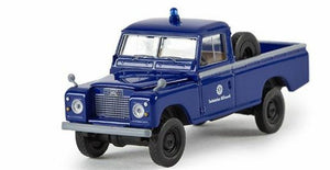 Brekina 13754 Land Rover 109 THW, blue