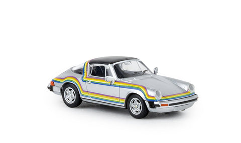 Brekina 16360 Porsche 911 G Targa TD 1976, Rainbow