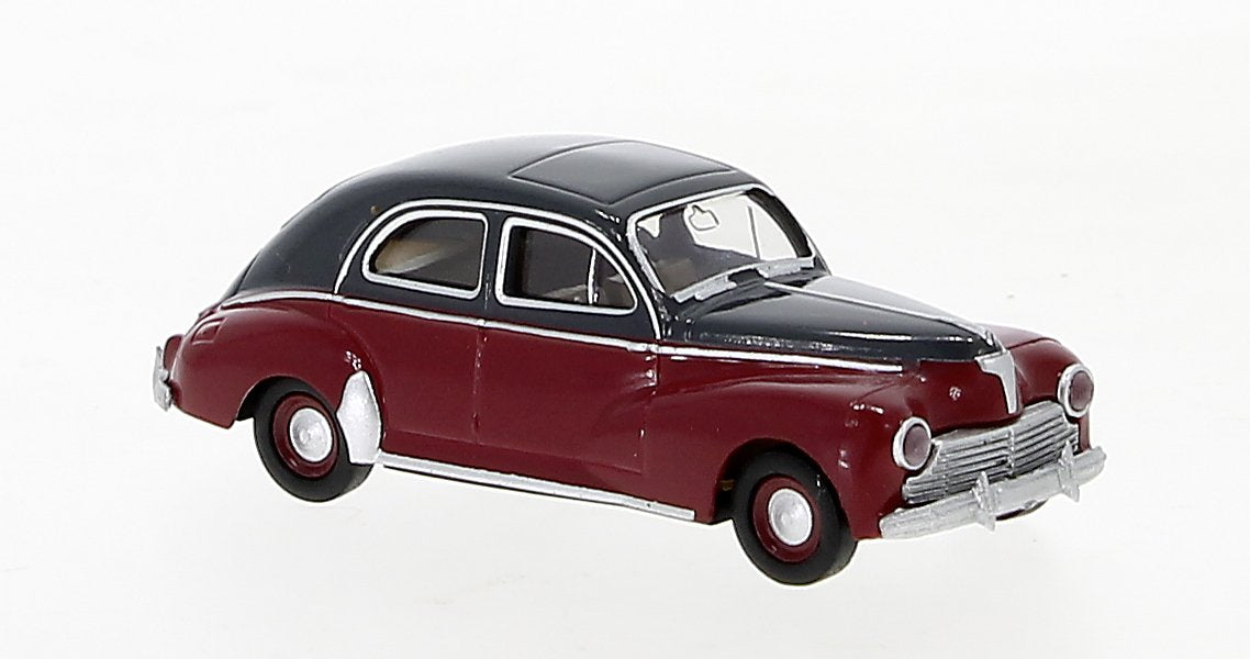 Brekina 29060 Peugeot 203 1948, Dark Grey, Dark Red