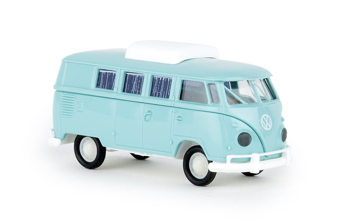 Brekina 31604 VW T1b Camper With Raisable Roof 1960, Light Turkquoise ...