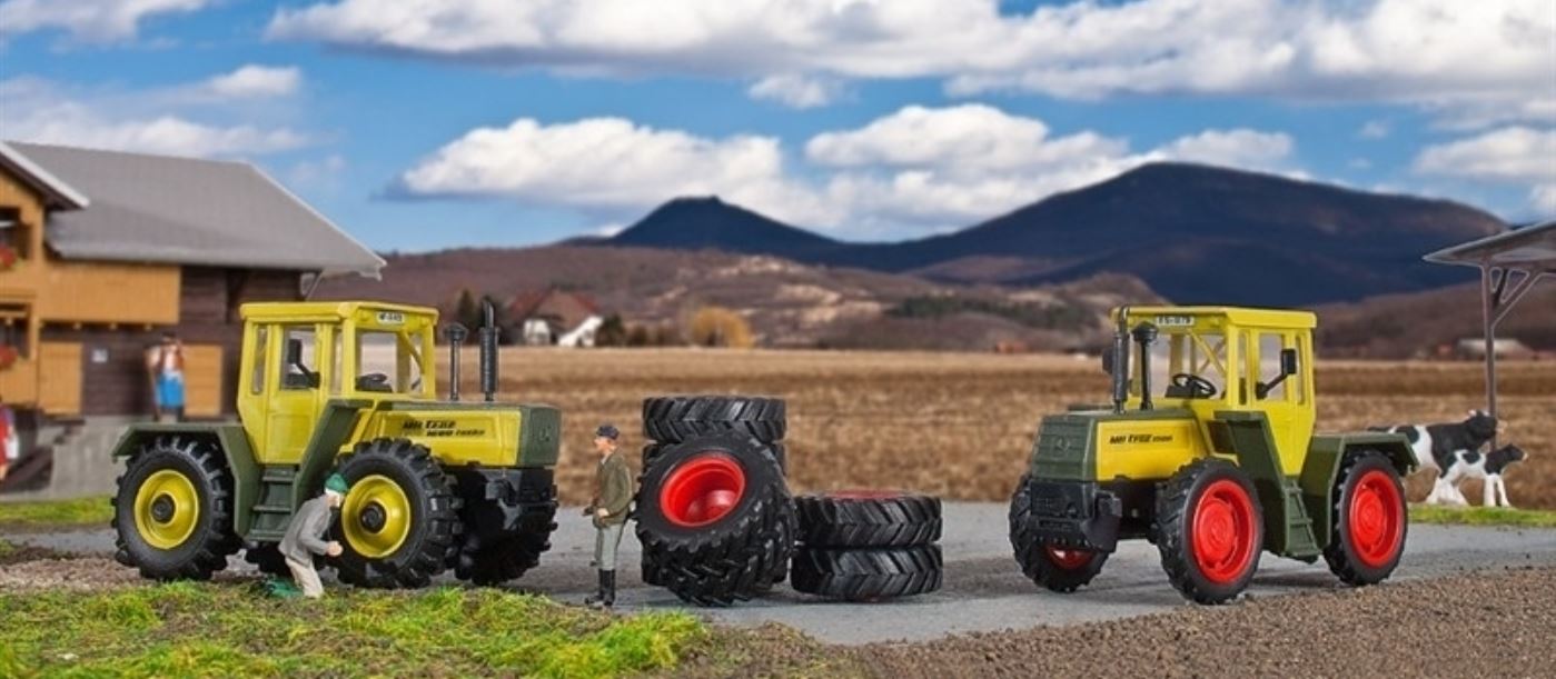 kibri 12261 H0 MB Trac With Spare Wheels, 2pcs – AnnieKits