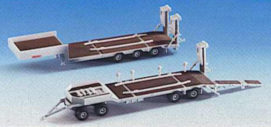 kibri 13544 H0 4-Axles Low-Loader Trailer 3-Axles Low-Loader Outrigger TS3