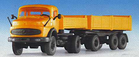 kibri 14029 H0 MB 2-Axle Truck With Trailer