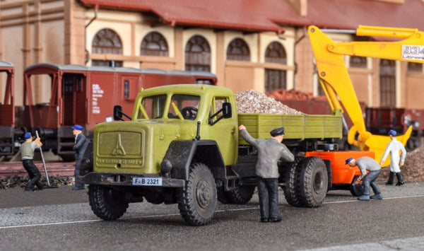 kibri 14045 H0 Magirus Deutz 2-Axles With Platform And Compressor