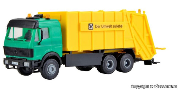 kibri 15010 H0 MB SK Garbage Truck for Waste Containers