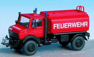 kibri 18272 H0 Fire Brigade Unimog With Water Tank