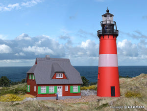 kibri 39166 H0 Lighthouse Hörnum Sylt, With Annexe