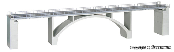 kibri 39740 H0 Prestressed Concrete Bridge, Single Track