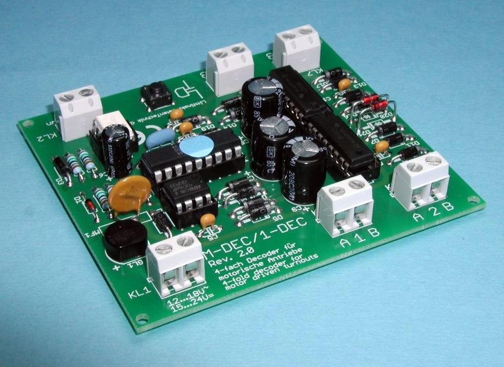 Decoder For Dc Motor LDT 410412 M DEC DC F Turnout Decoder, For Motor Driven Switches, With ...