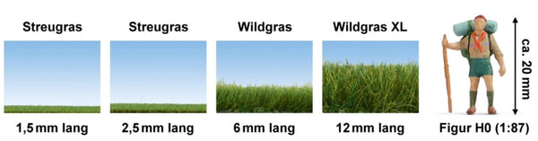 Noch 50210 Scatter Gras ‚Spring Meadow’, 2.5mm length 100g