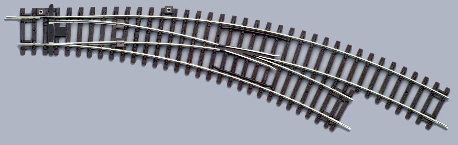 Piko 55223 H0 A-Tracks Curved Turnout BWR Right, Without Box