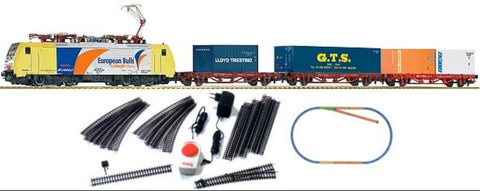 Piko 57182 H0 Startset Freight Train With Electric Locomotive Class 189 And 3 Container Cars, Ep VI FS, 1700x1000 mm