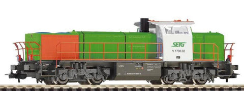 Piko 59419 H0 Diesel Locomotive Class V1700.02, Green-Orange, EP VI ‚SETG‘