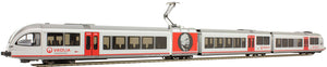 Piko 59536 H0 Electric Railbus Commuter Train Stadler Class GTW 2/8, White-Red, Ep VI Private Company 'Veolia'