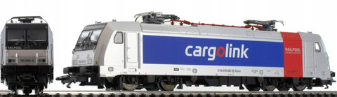 Piko 59558 H0 Electric Locomotive Class 185.2, Silver-Blue, Ep VI ‚Cargolink’