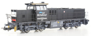Piko 59921 H0 Diesel Locomotive Series G 1206, Black, Ep VI Private Company ‚ERS’