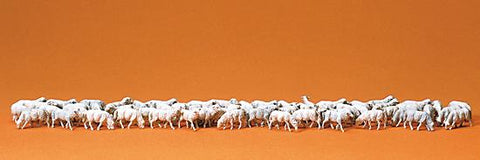 Preiser 14411 H0 A Flock Of Sheeps