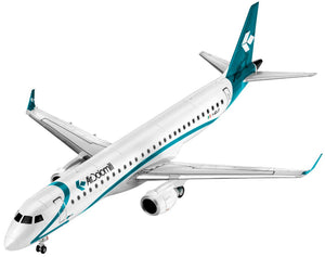 Revell 64884 1:144 MS Embraer ERJ 195, With Colors, Brush And Glue