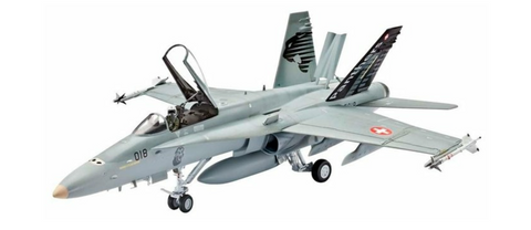 Revell 64894 1:72 MS F/A-18C Hornet, With Colors, Brush And Glue