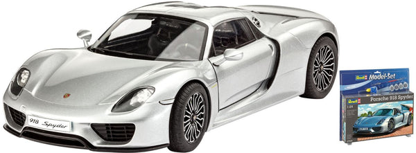 Revell 67026 1:24 MS Porsche 918 Spyder, With Colors, Brush And Glue