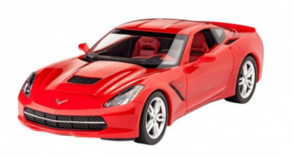 Revell 67060 1:25 MS 2014 Corvette Stingray, With Colors, Brush And Glue