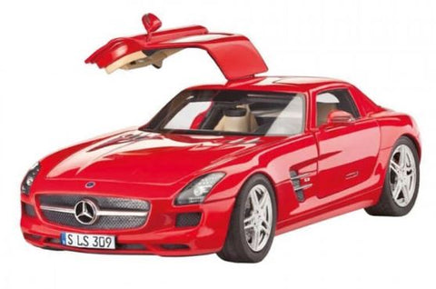 Revell 67100 1:24 MS Mercedes SLS AMG, With Colors, Brush and Glue