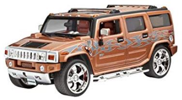 Revell 67186 1:25 MS Hummer H2, With Colors, Brush and Glue