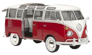Revell 67399 1:24 MS VW T1 Samba Bus, With Colors, Brush and Glue