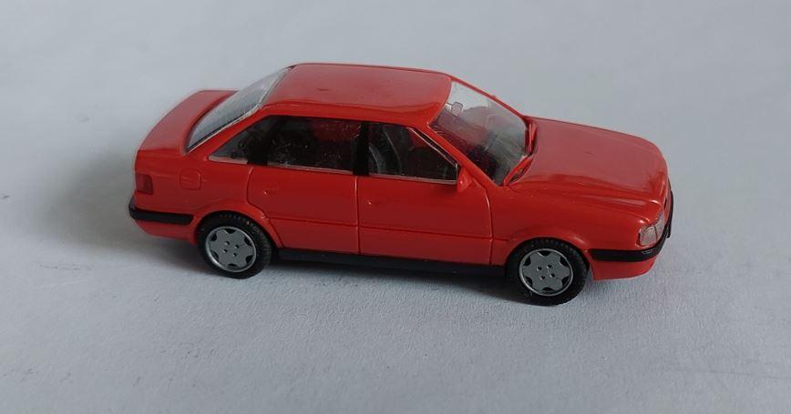 Rietze 99000au80re H0 Audi 80, Red Without Box
