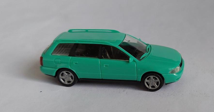 Rietze 99000aua4tugr H0 Audi A4 Avant, Turquoise Green Without Box