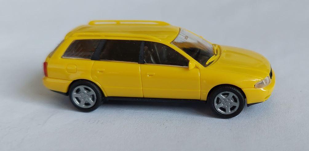 Rietze 99000aua4ye H0 Audi A4 Avant, Yellow Without Box