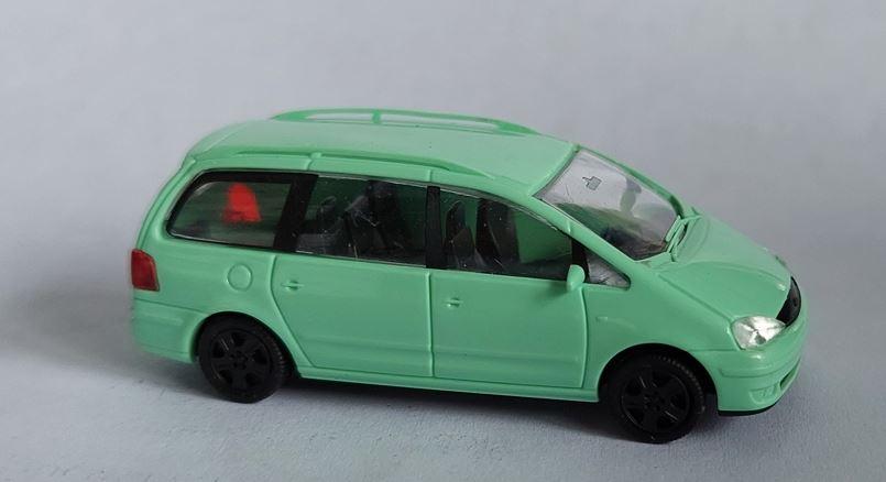 Rietze 99000fogatuligr H0 Ford Galaxy, Turquoise Light Green Without Box