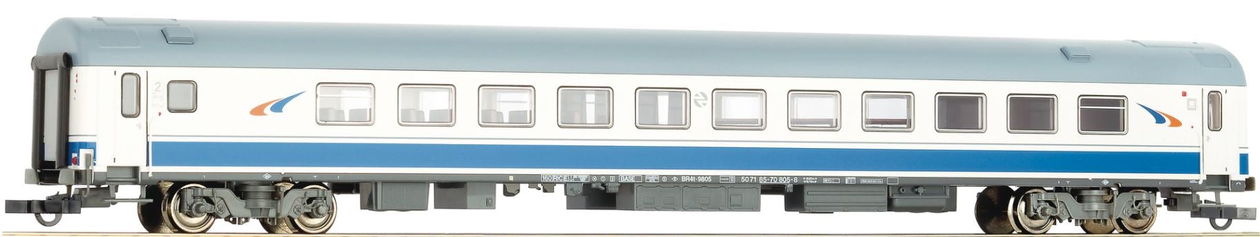 Roco 64597 H0 Passenger Car 1st Class Cafeteria Express Train Car 9800‚RENFE, Ep V
